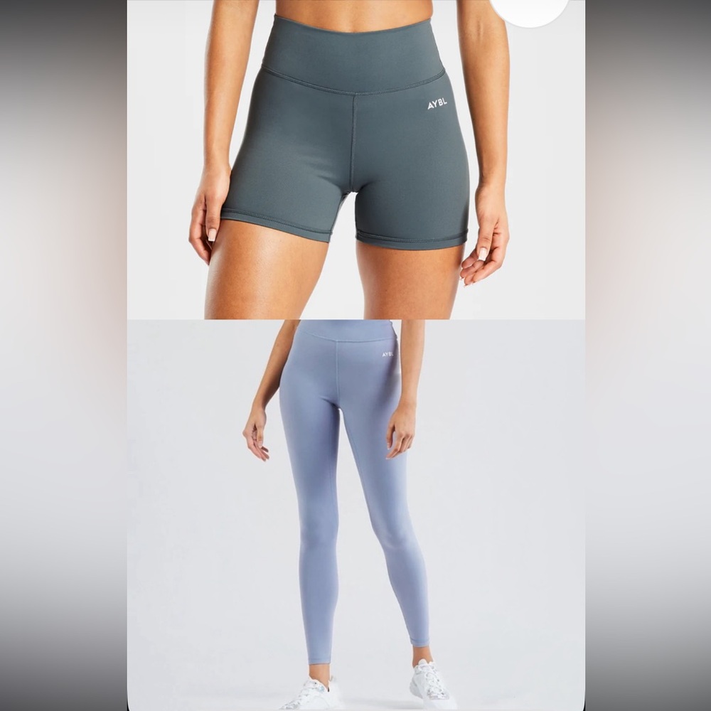 AYBL core leggings & shorts Size XS (selling together)
